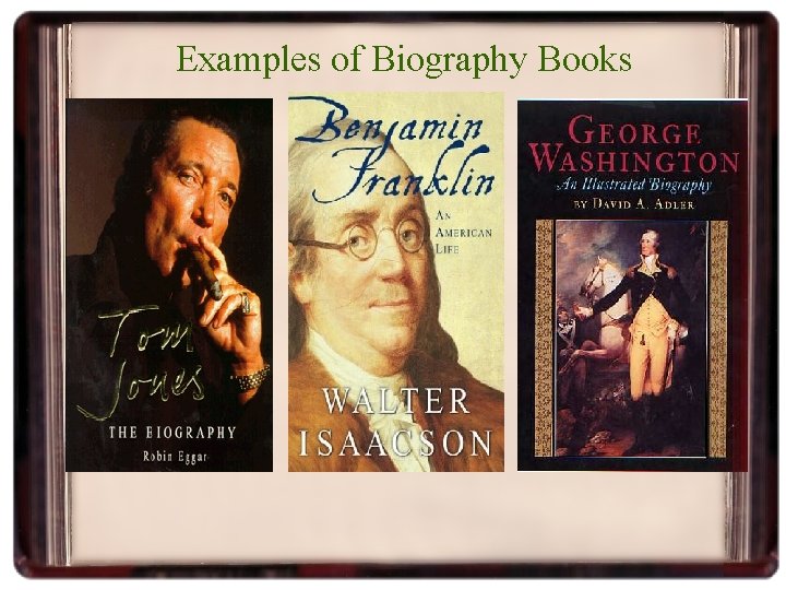 Examples of Biography Books 