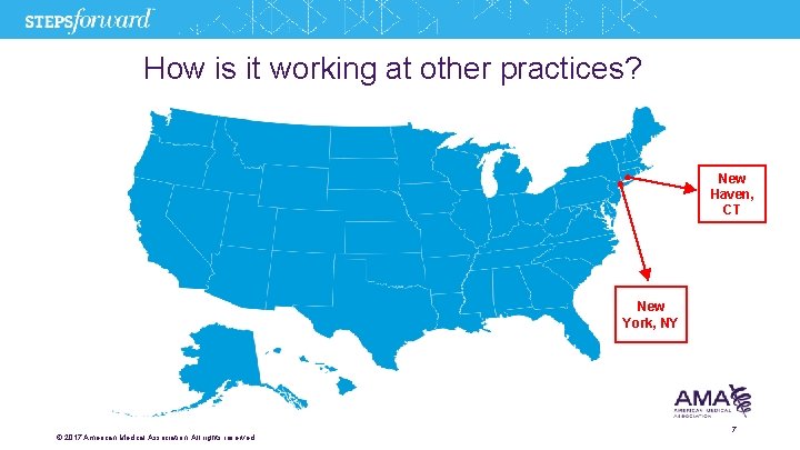 How is it working at other practices? New Haven, CT New York, NY ©