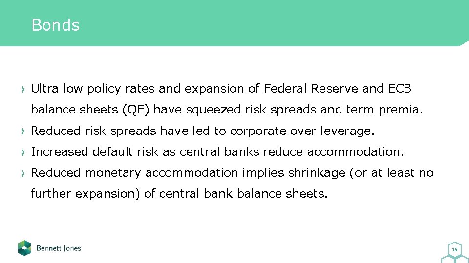 Bonds Ultra low policy rates and expansion of Federal Reserve and ECB balance sheets