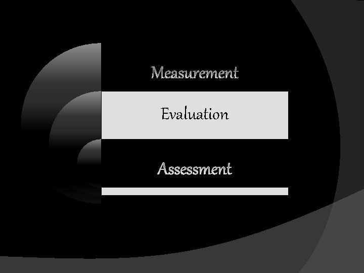 Evaluation 