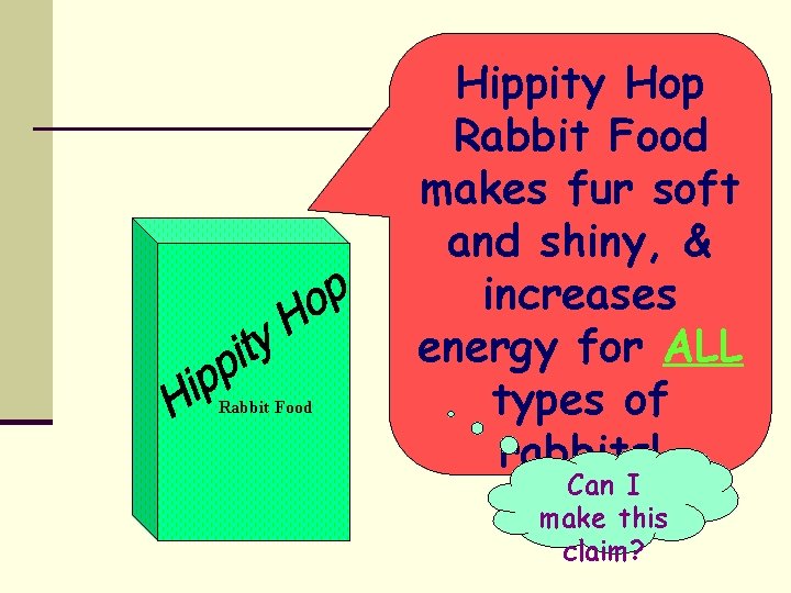 Rabbit Food Hippity Hop Rabbit Food makes fur soft and shiny, & increases energy