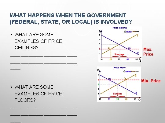 WHAT HAPPENS WHEN THE GOVERNMENT (FEDERAL, STATE, OR LOCAL) IS INVOLVED? • WHAT ARE