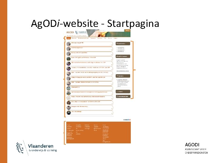 Ag. ODi-website - Startpagina 