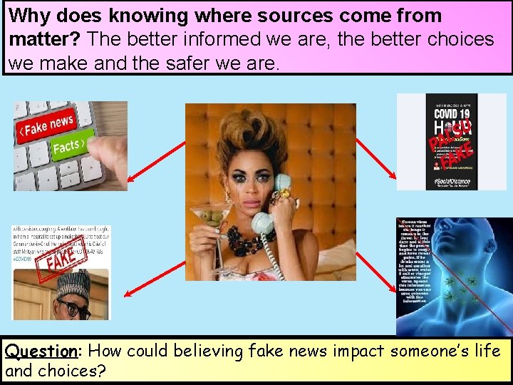 Why does knowing where sources come from matter? The better informed we are, the