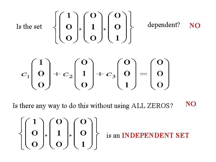 Is the set dependent? Is there any way to do this without using ALL