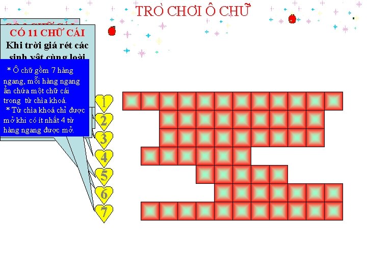 TRO CHƠI Ô CHƯ CÓ 9 CHỮ CÁI CÓ 911 CHỮ CÁI CÓ CHỮ