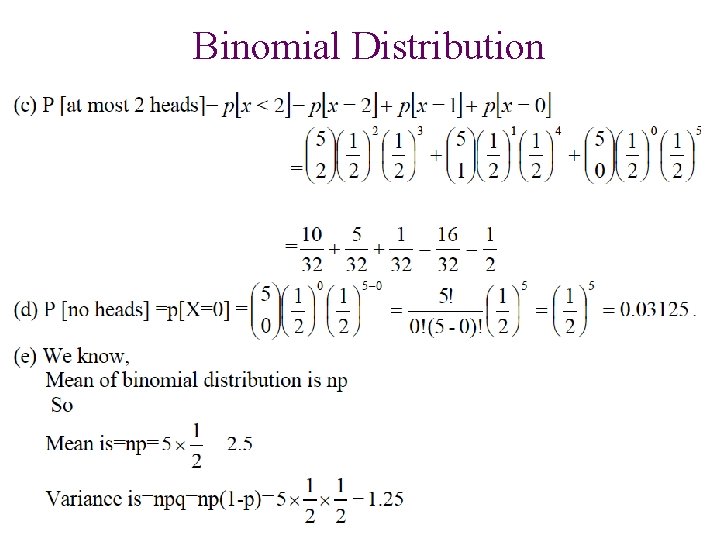 Binomial Distribution 7 