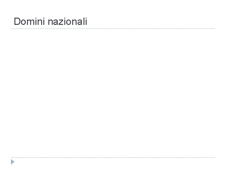 Domini nazionali 