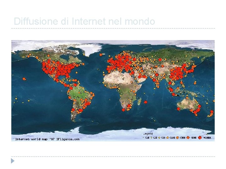 Diffusione di Internet nel mondo 