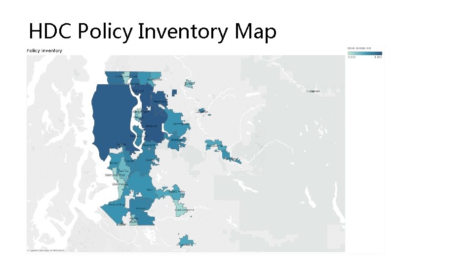 HDC Policy Inventory Map 