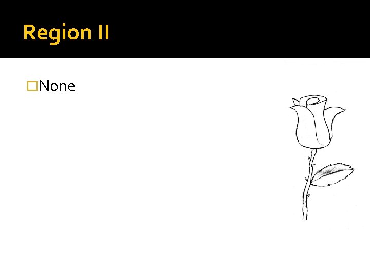Region II �None 