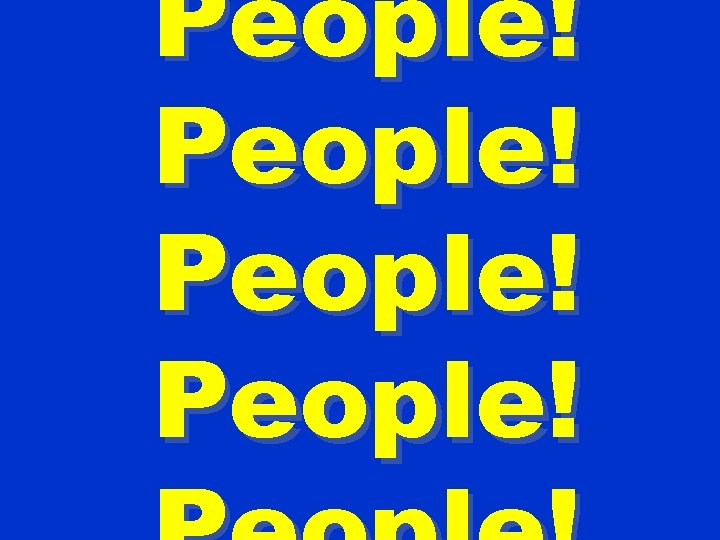 People! 