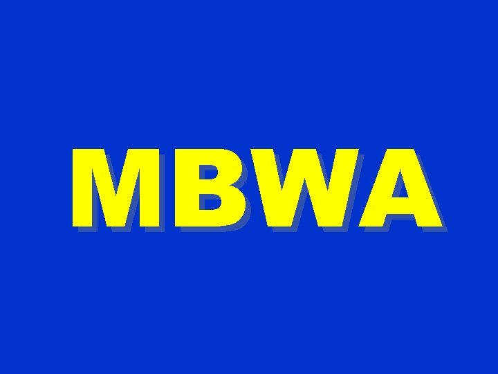 MBWA 