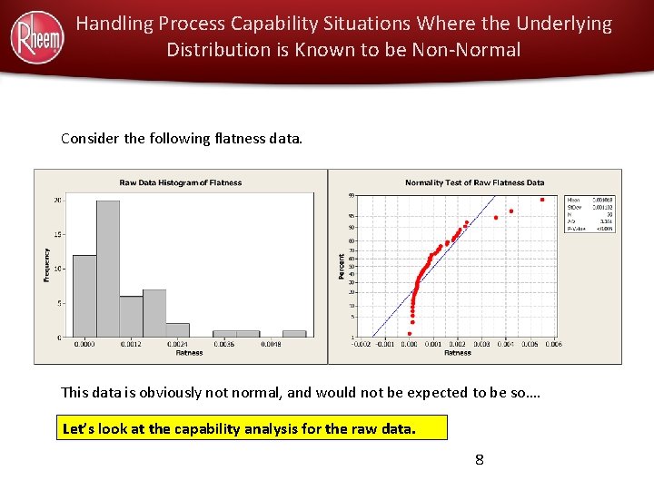 Handling Process Capability Situations Where the Underlying Distribution is Known to be Non-Normal Consider