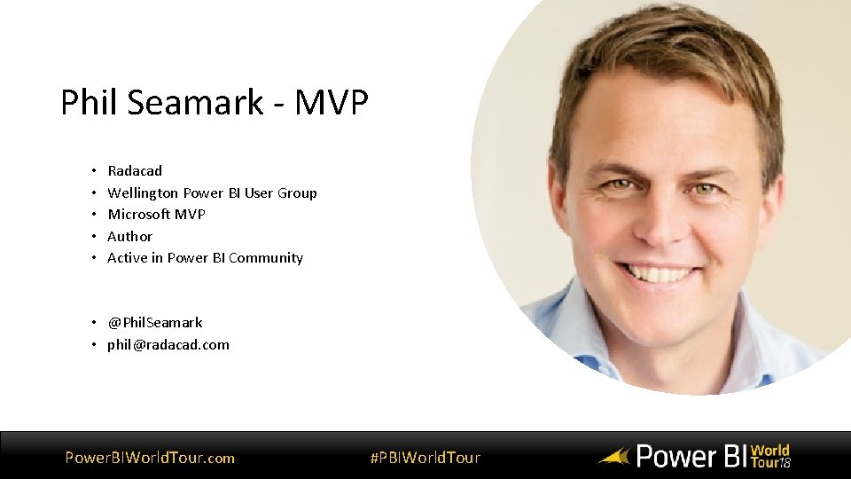 Phil Seamark - MVP • • • Radacad Wellington Power BI User Group Microsoft