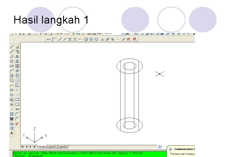 Hasil langkah 1 