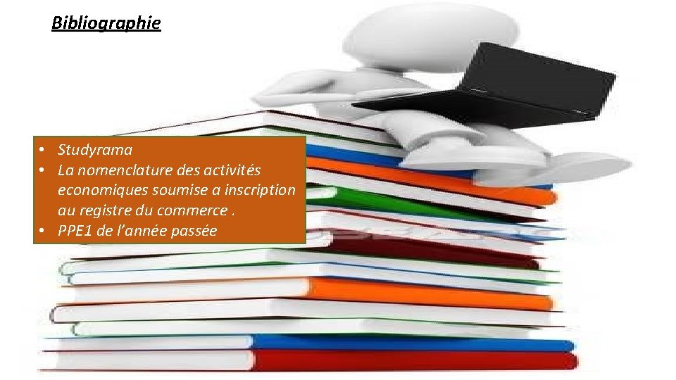 Bibliographie • Studyrama • La nomenclature des activités economiques soumise a inscription au registre