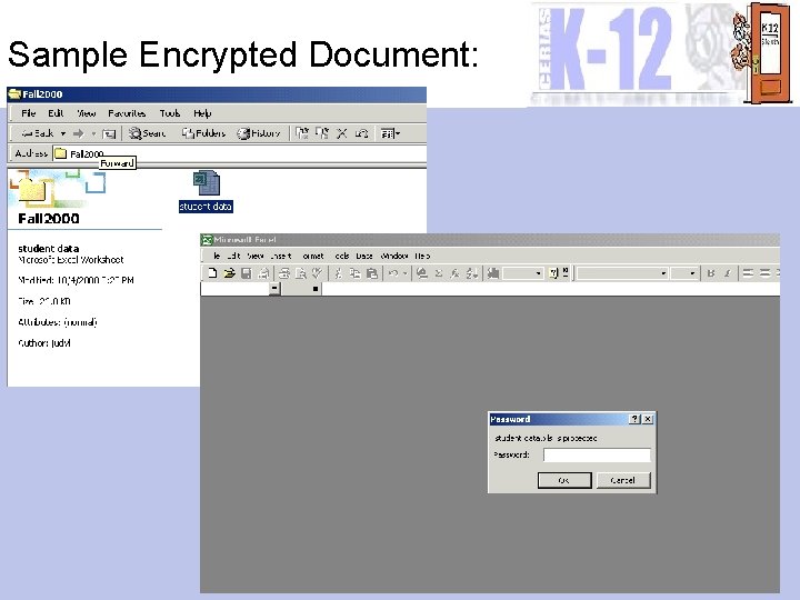 Sample Encrypted Document: 