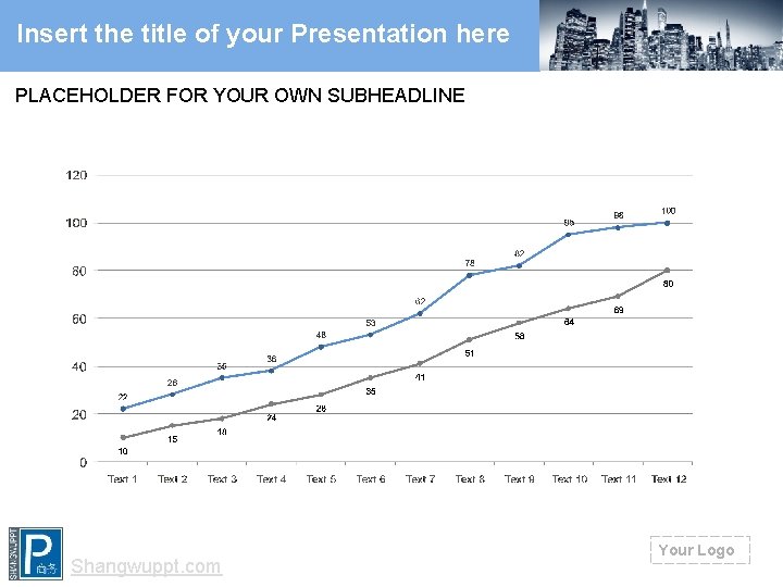 Insert the title of your Presentation here PLACEHOLDER FOR YOUR OWN SUBHEADLINE Shangwuppt. com
