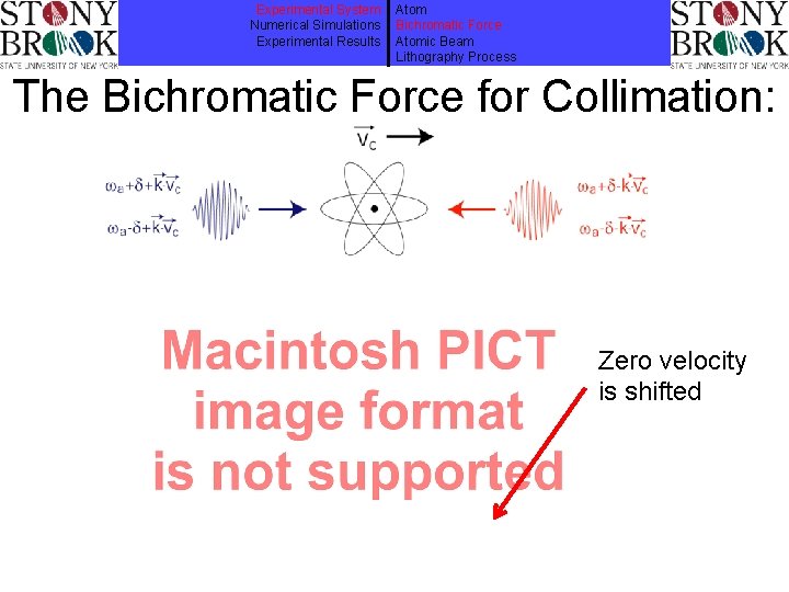 Experimental System Numerical Simulations Experimental Results Atom Bichromatic Force Atomic Beam Lithography Process The
