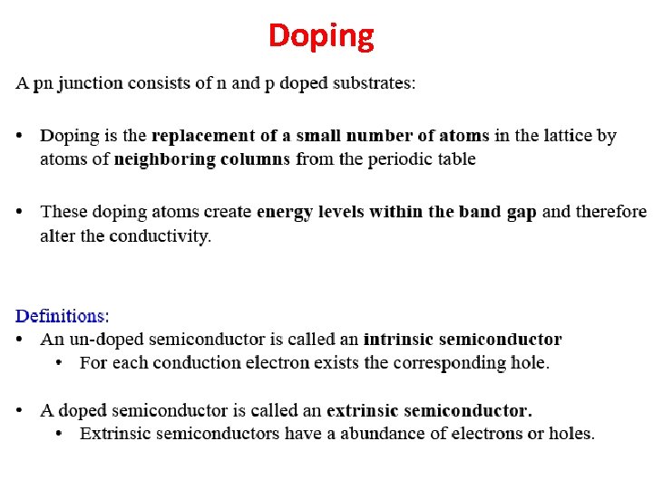 Doping 