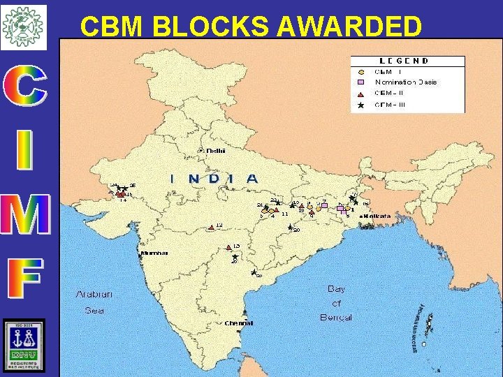 CBM BLOCKS AWARDED 