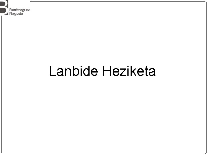 Lanbide Heziketa 