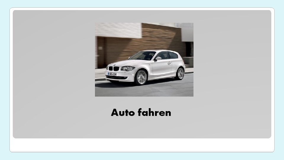 Auto fahren 