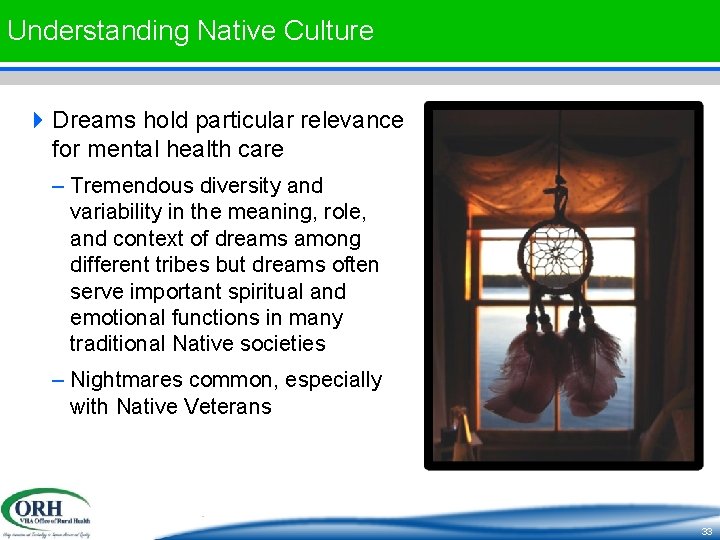 Understanding Native Culture 4 Dreams hold particular relevance for mental health care – Tremendous