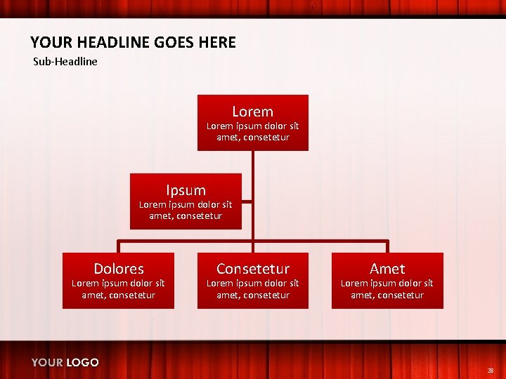YOUR HEADLINE GOES HERE Sub-Headline Lorem ipsum dolor sit amet, consetetur Ipsum Lorem ipsum