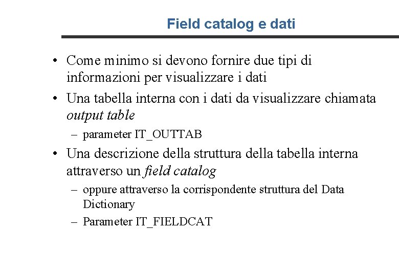 ABAP Objects ALV Grid Mantova 14 dicembre 2021
