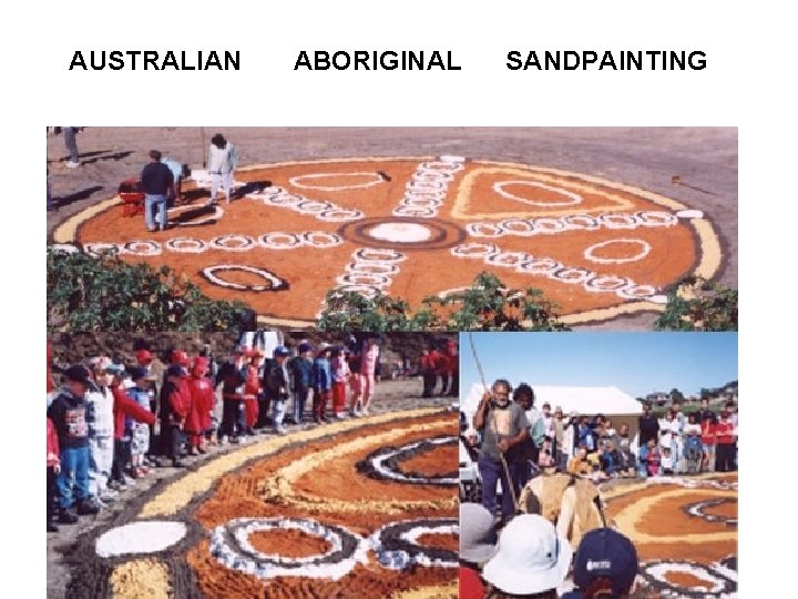 AUSTRALIAN ABORIGINAL SANDPAINTING 