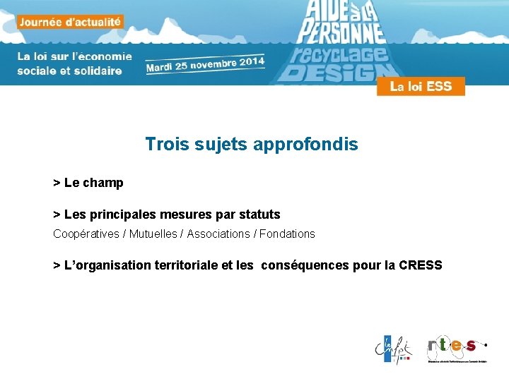 Trois sujets approfondis > Le champ > Les principales mesures par statuts Coopératives /