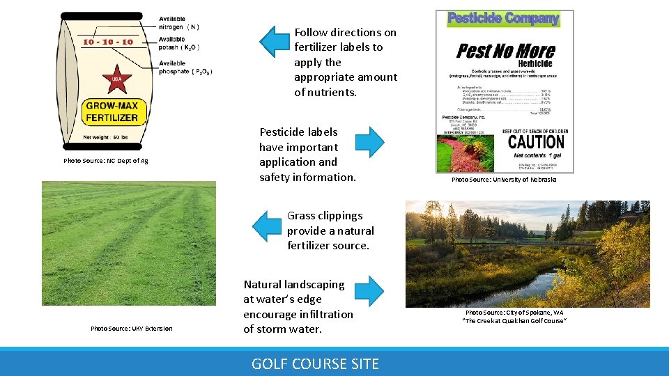 Follow directions on fertilizer labels to apply the appropriate amount of nutrients. Photo Source: