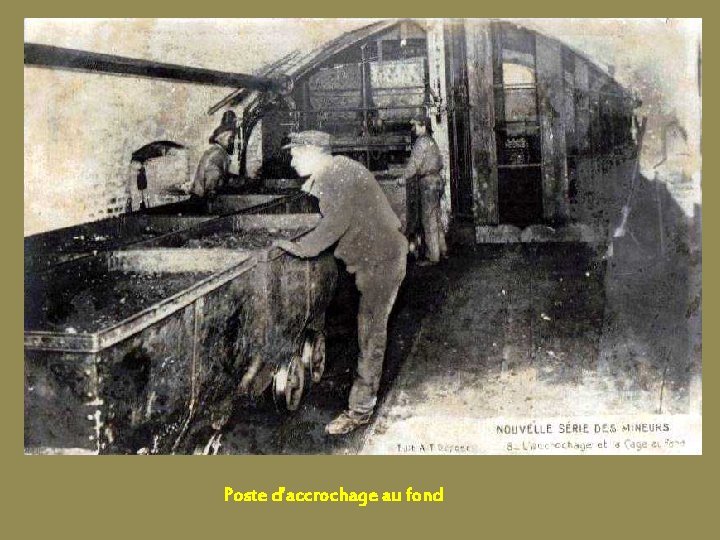 Poste d’accrochage au fond 