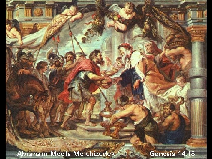Abraham Meets Melchizedek Genesis 14: 18 