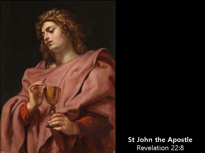 St John the Apostle Revelation 22: 8 