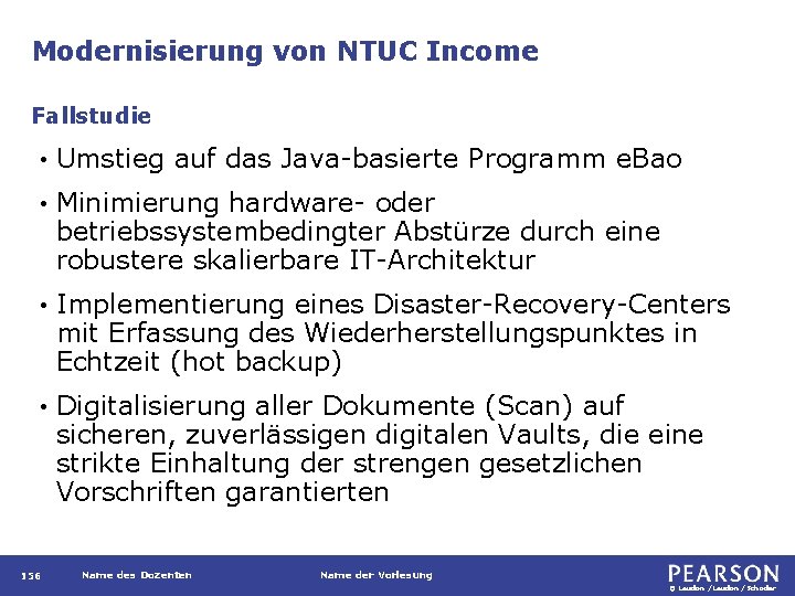 Modernisierung von NTUC Income Fallstudie • Umstieg auf das Java-basierte Programm e. Bao •