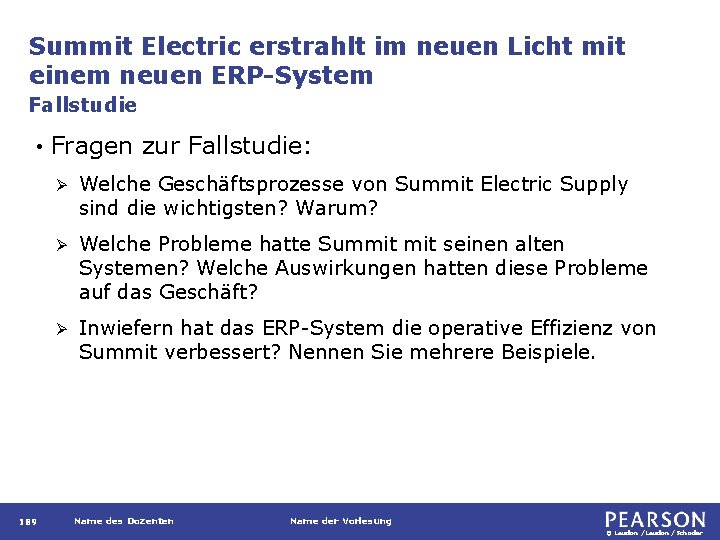 Summit Electric erstrahlt im neuen Licht mit einem neuen ERP-System Fallstudie • 189 Fragen