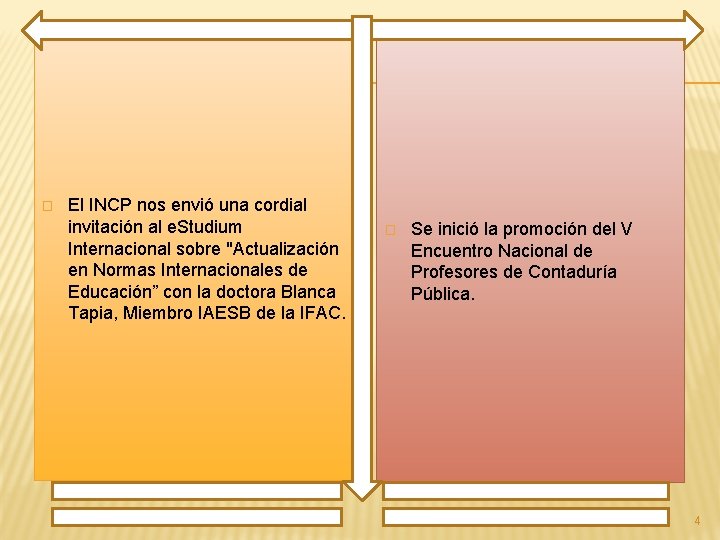 � El INCP nos envió una cordial invitación al e. Studium Internacional sobre "Actualización