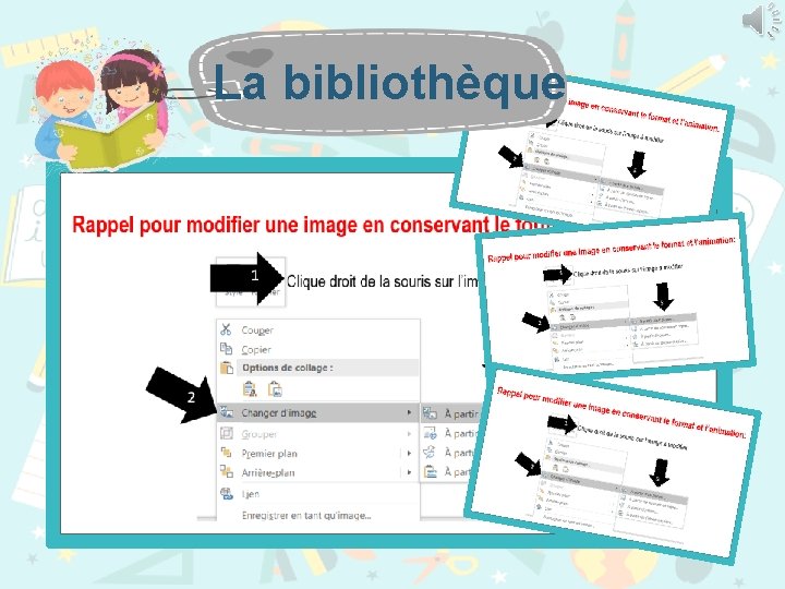 La bibliothèque 