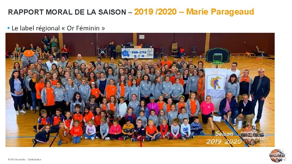 RAPPORT MORAL DE LA SAISON – 2019 /2020 – Marie Parageaud • Le label