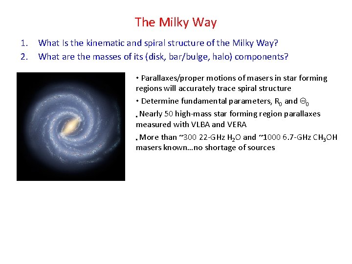 The Milky Way 1. What Is the kinematic and spiral structure of the Milky