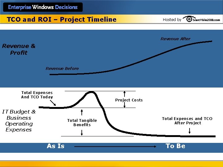TCO and ROI – Project Timeline Hosted by Revenue After Revenue & Profit Revenue