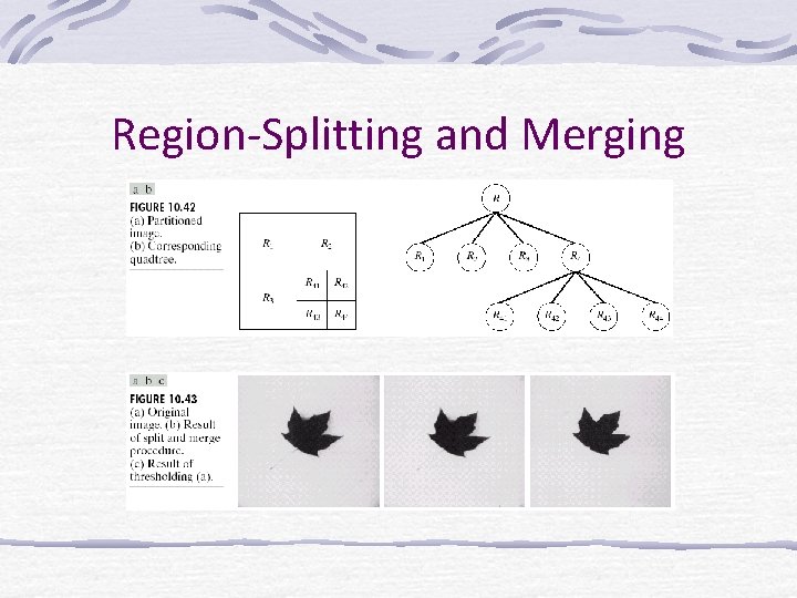 Region-Splitting and Merging 