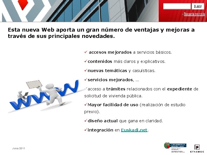 Esta nueva Web aporta un gran número de ventajas y mejoras a través de