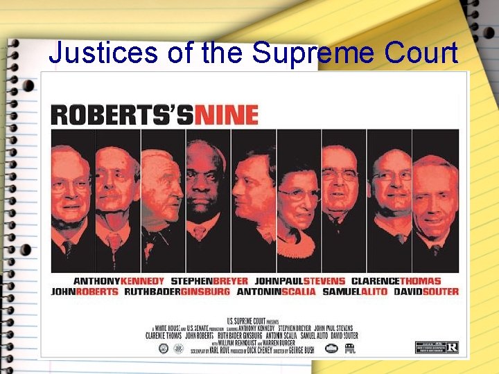 Justices of the Supreme Court 