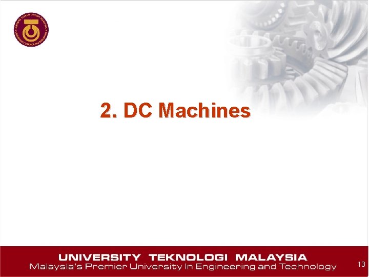 2. DC Machines 13 