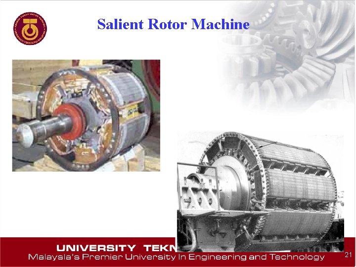 Salient Rotor Machine 21 