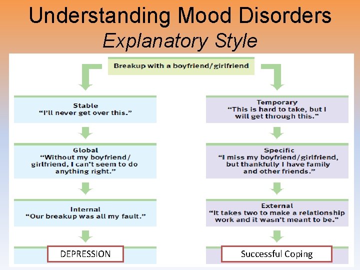 Understanding Mood Disorders Explanatory Style DEPRESSION Successful Coping 